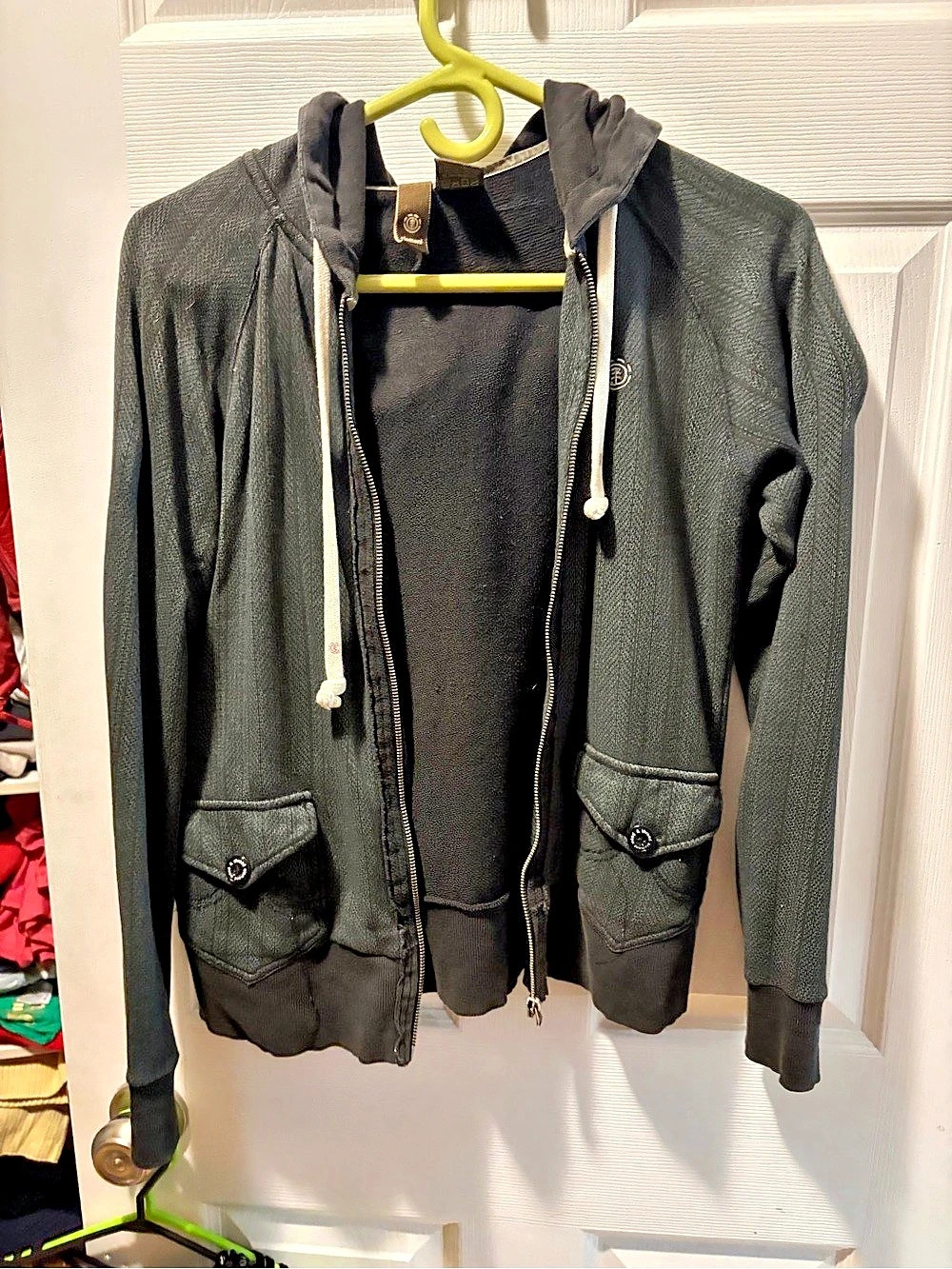 Element Women's Striped Hooded Jacket Size Medium Like New